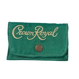 Crown Royal Green Wallet card holder. Hand crafted
